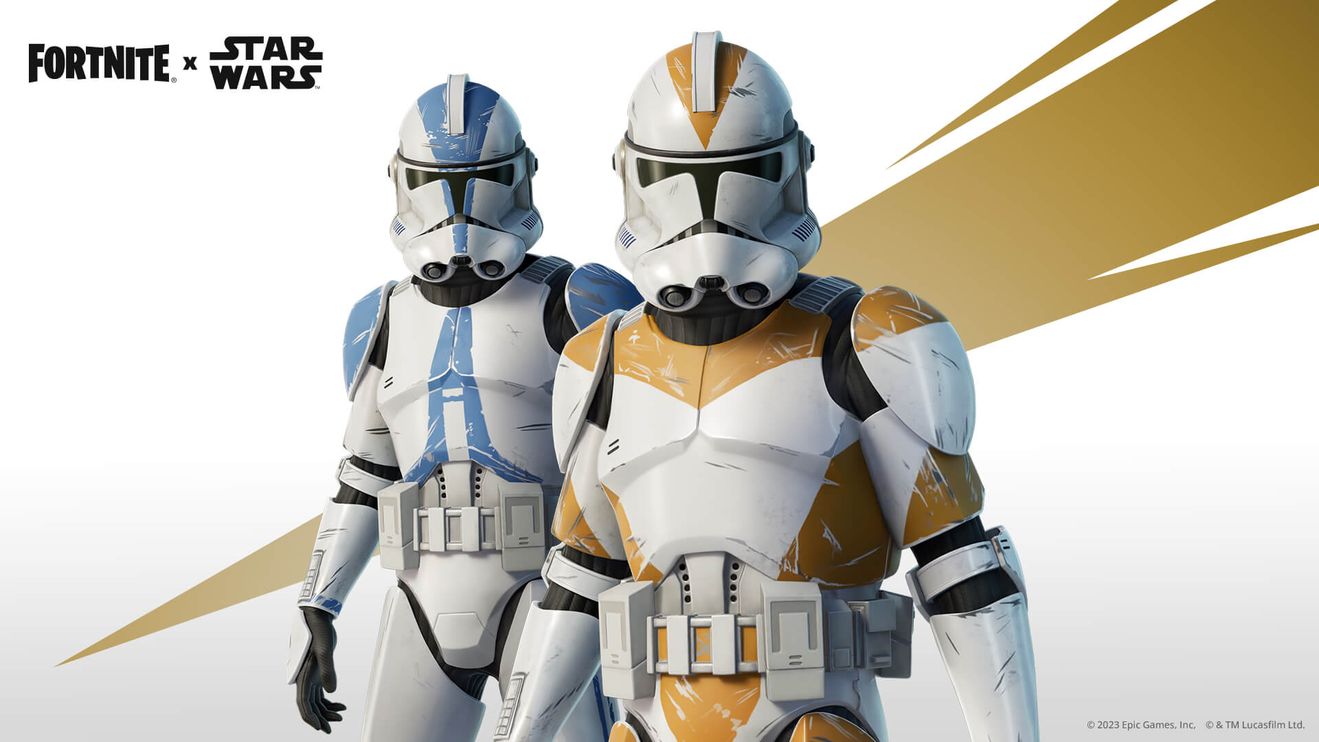 Trajes Trooper da 501ª e Trooper do 212º Batalhão do Fortnite