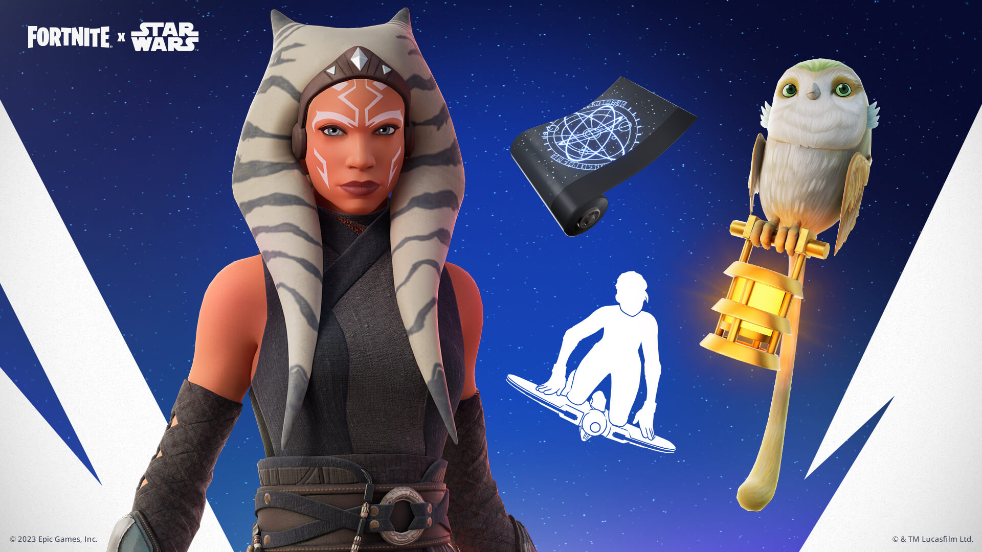 Itens da Ahsoka Tano no Fortnite 2