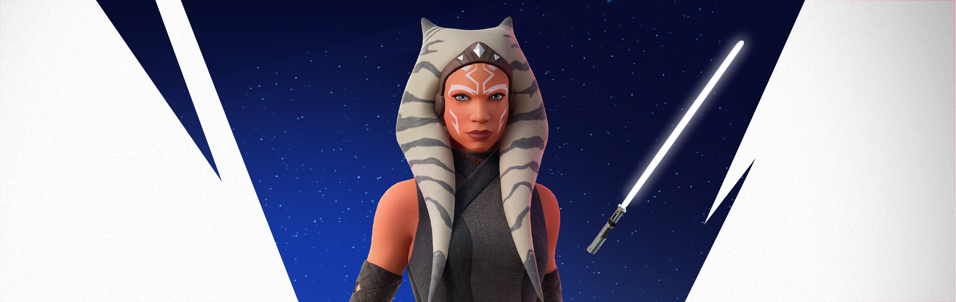 Sabre de Luz de Treinamento Jedi de Ahsoka Tano no Fortnite