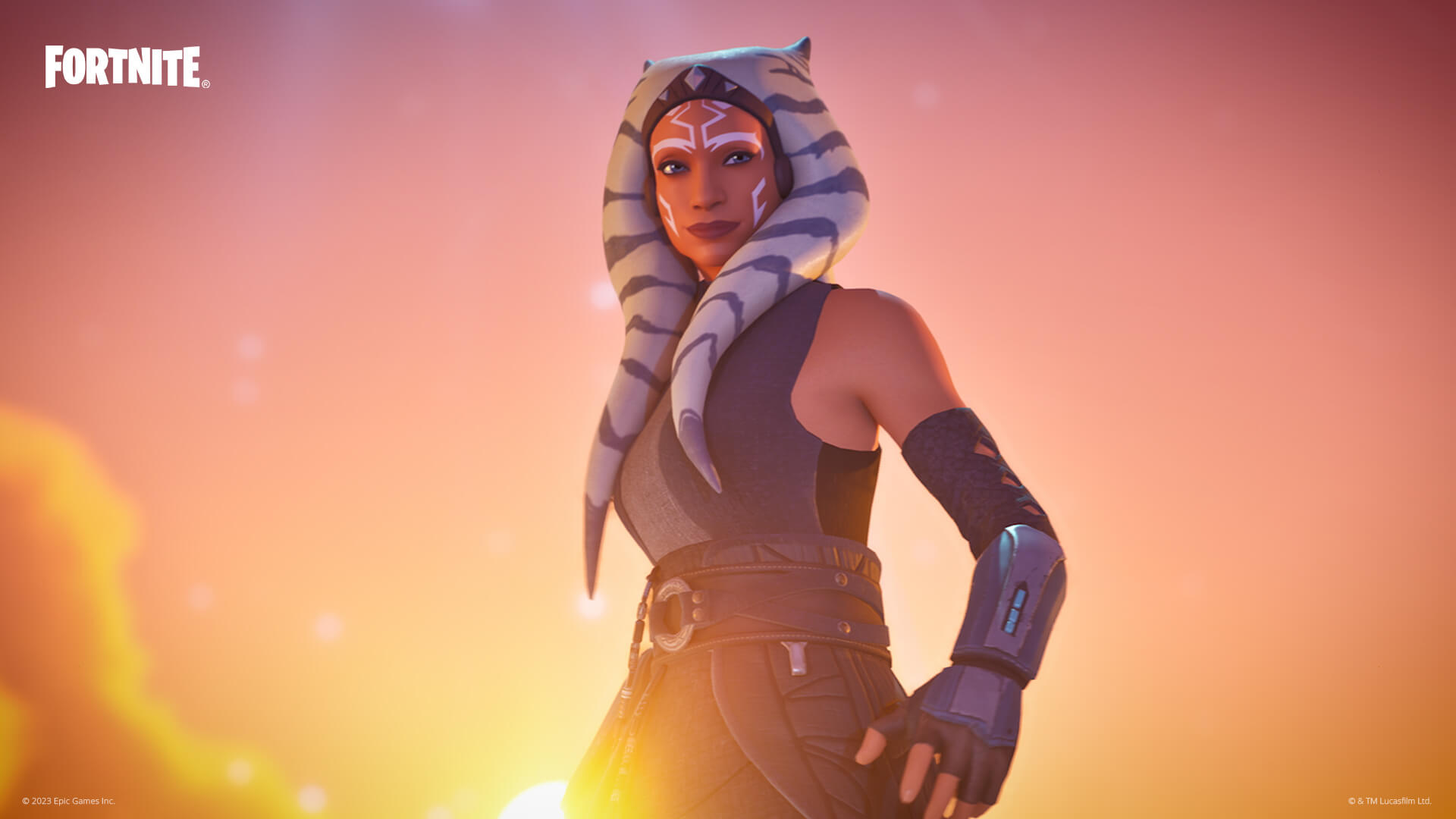 Traje Ahsoka Tano do Fortnite