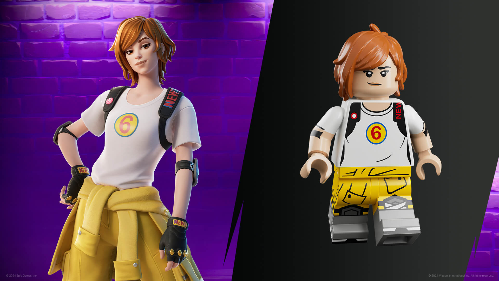 Traje April O'Neil do Fortnite