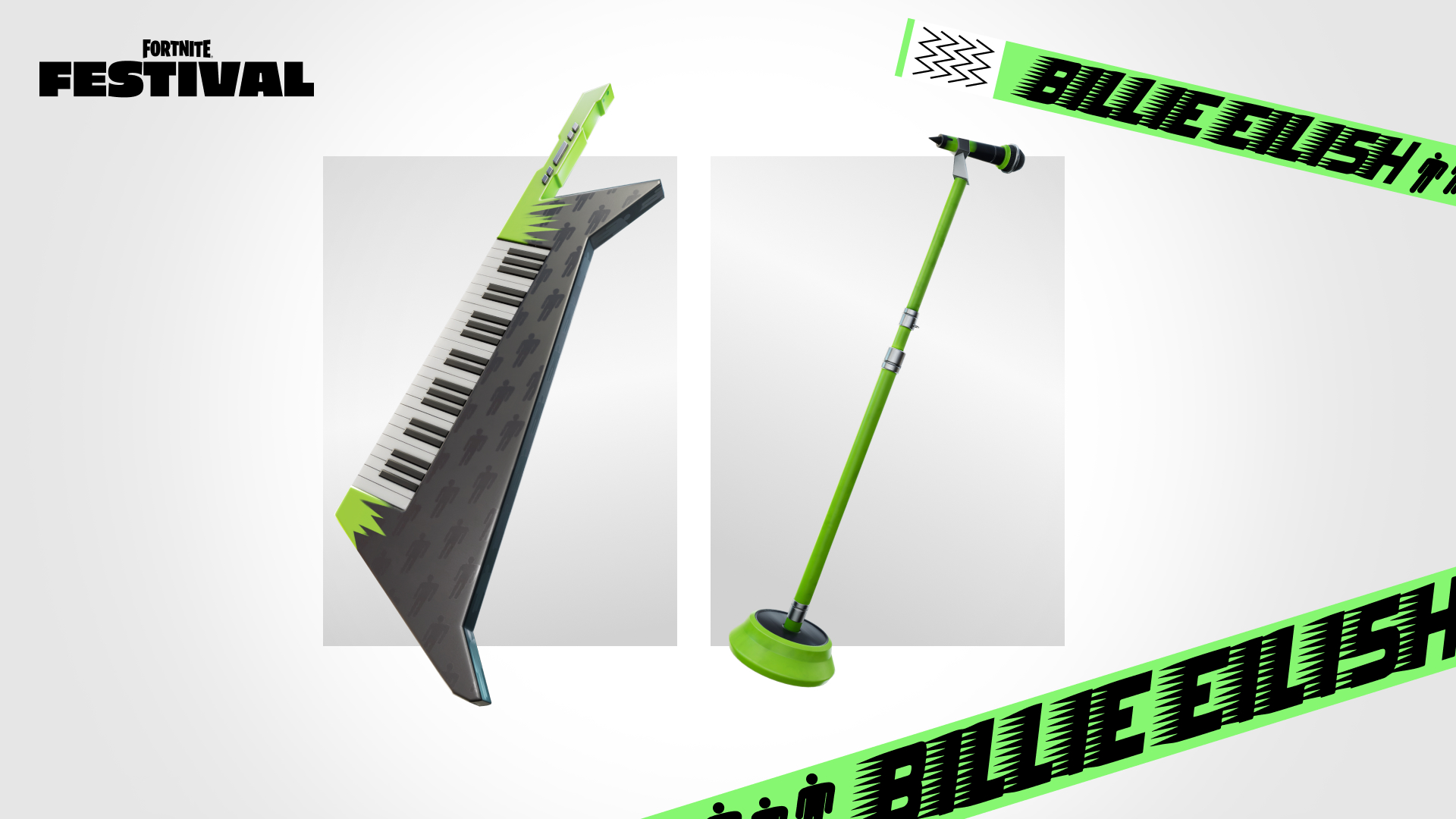 Instrumentos da Billie Eilish no Fortnite