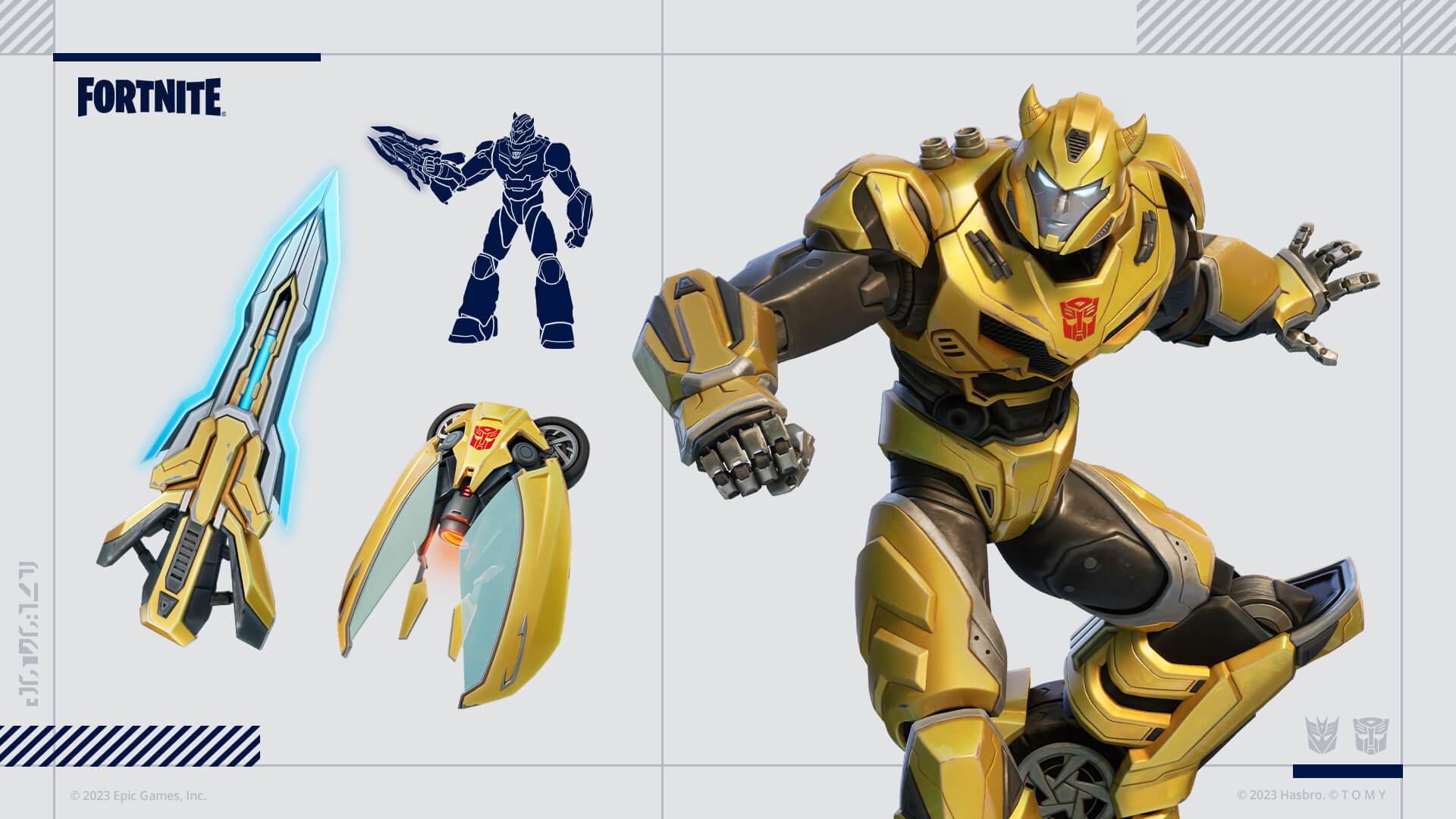 Fortnite Bumblebee Outfit and Accessories