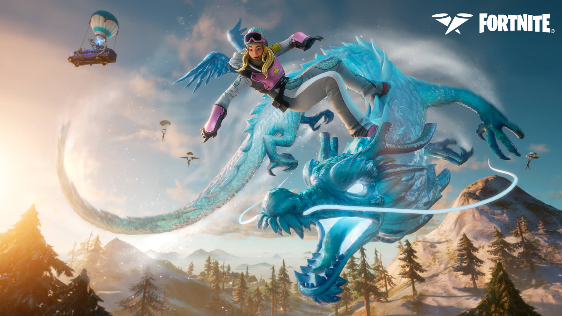 Fortnite Chloe Kim Nunbolas Flight Loading Screen