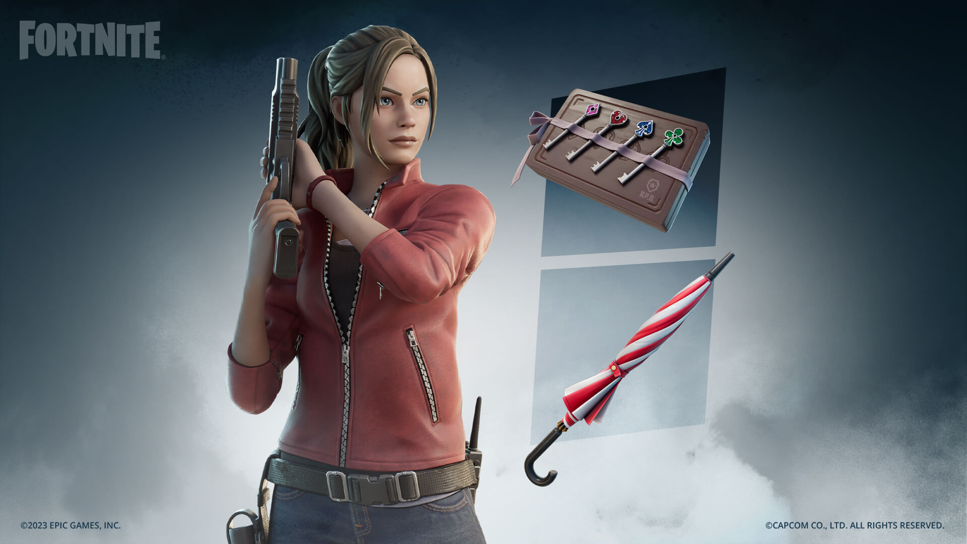 Fortnite Claire Redfield Outfit and Accessory Items