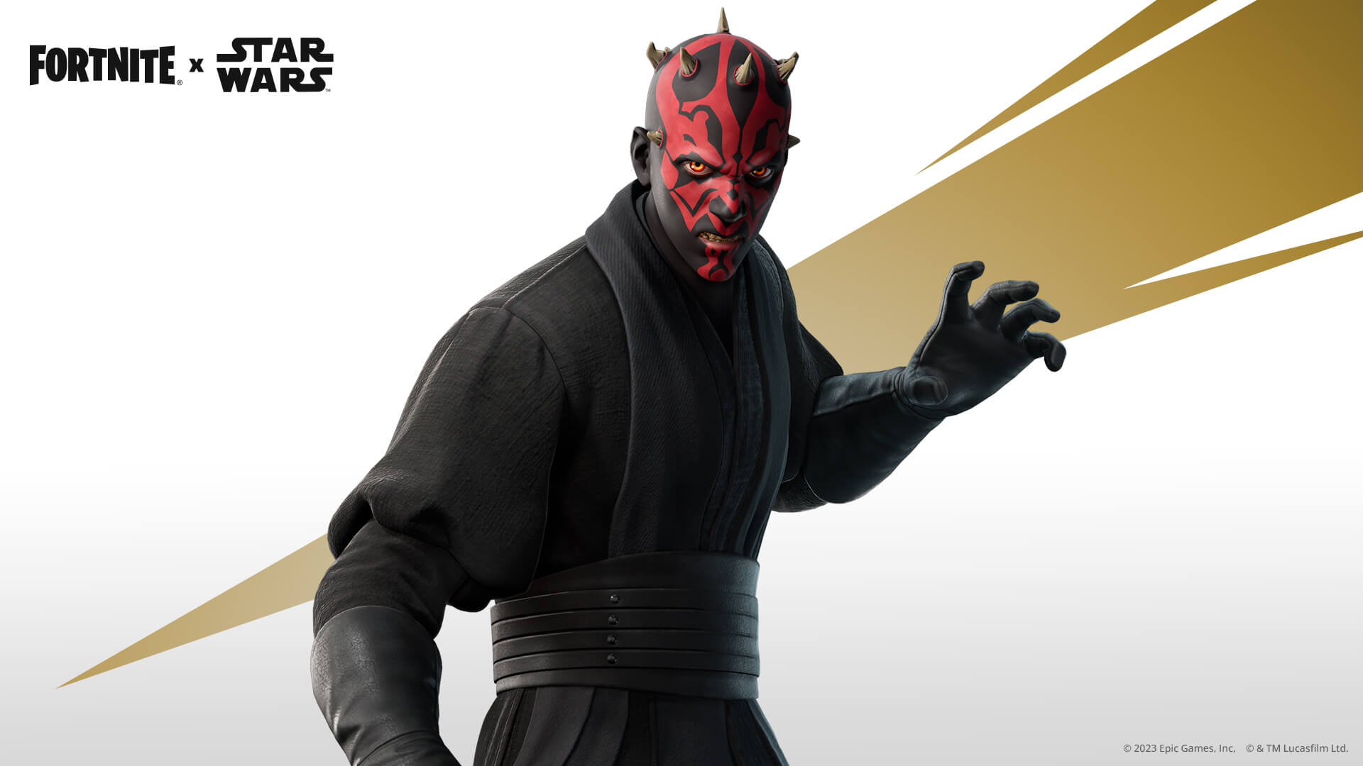 Traje Darth Maul do Fortnite