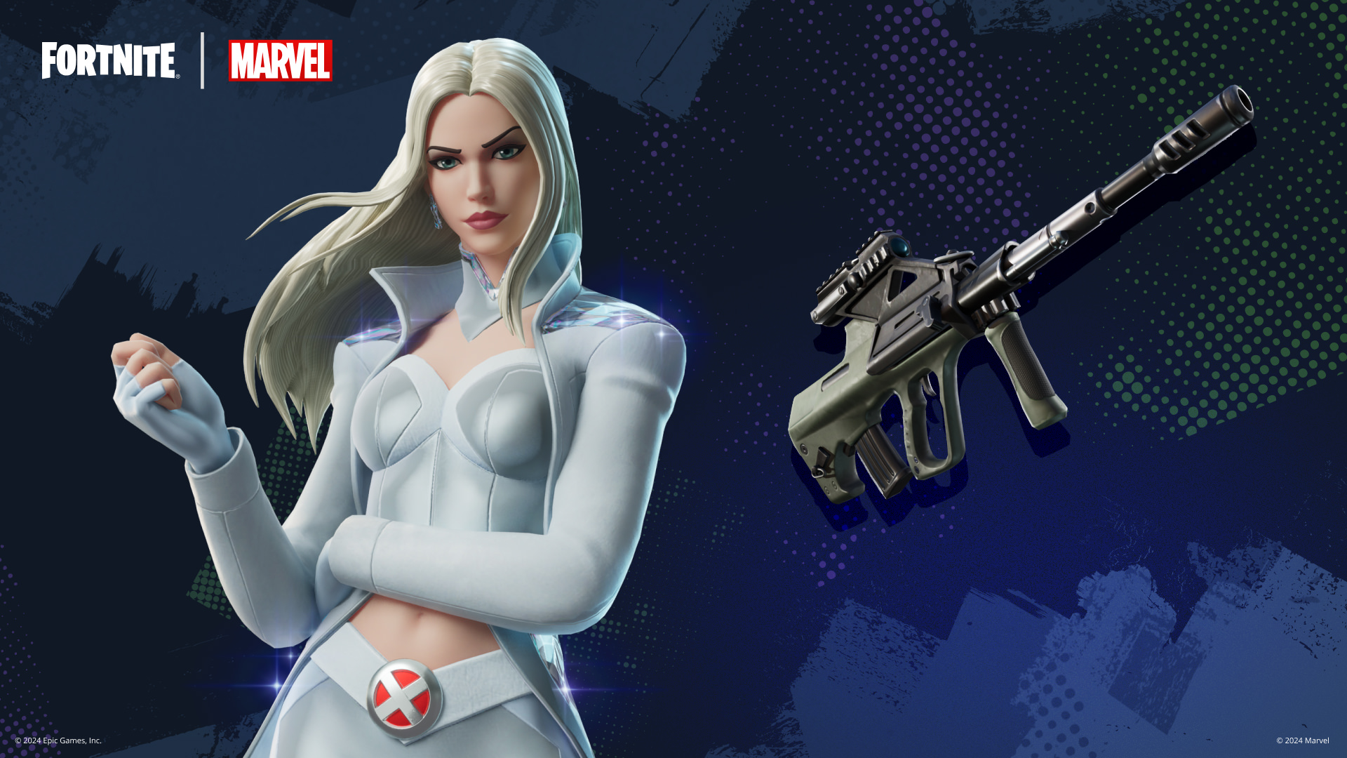 Fortnite Emma Frost And Striker Burst Ar