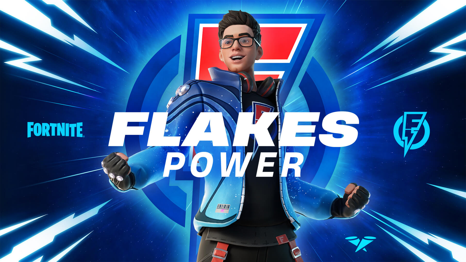 Flakes Power na Série Ícones do Fortnite