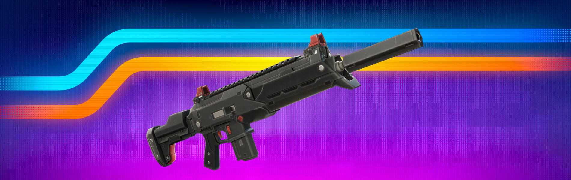 Rifle de Assalto do Caos com Supressor do Fortnite