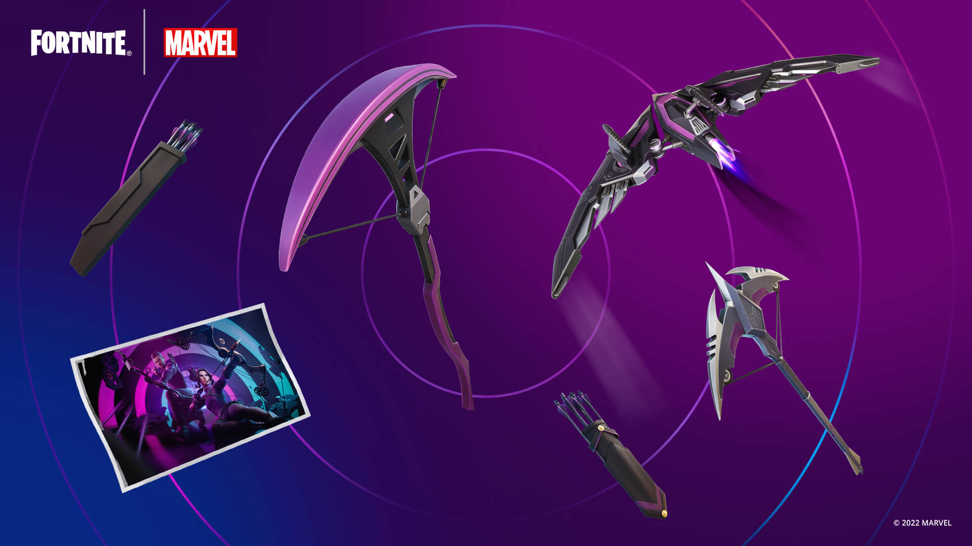 Fortnite Hawkeye Accessories