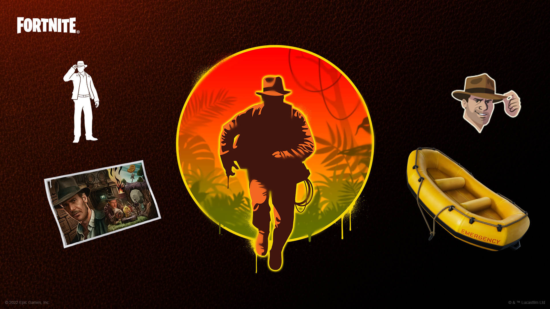 Fortnite Indiana Jones Battle Pass Items