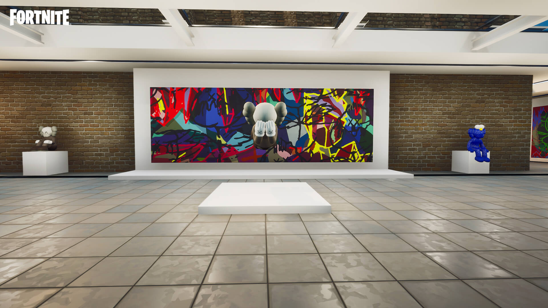 Fortnite KAWS NEW FICTION Art Exhibit 5