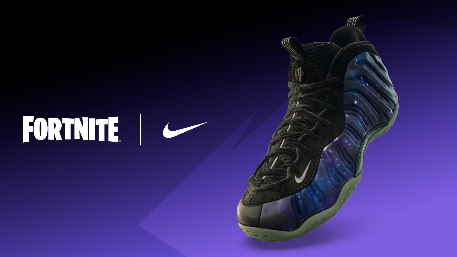 Fortnite Kicks Nike Air Foamposite One Galaxy