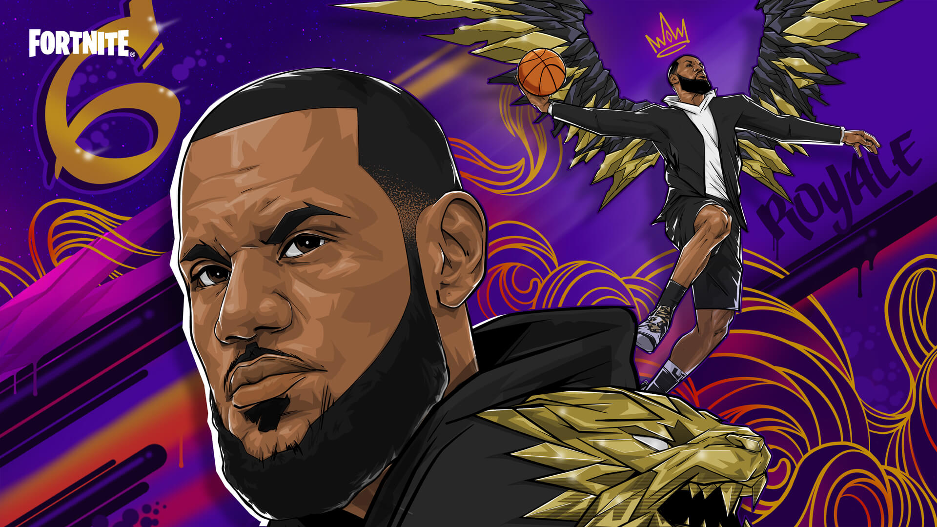 Fortnite Lebron James Courts In Session Loading Screen