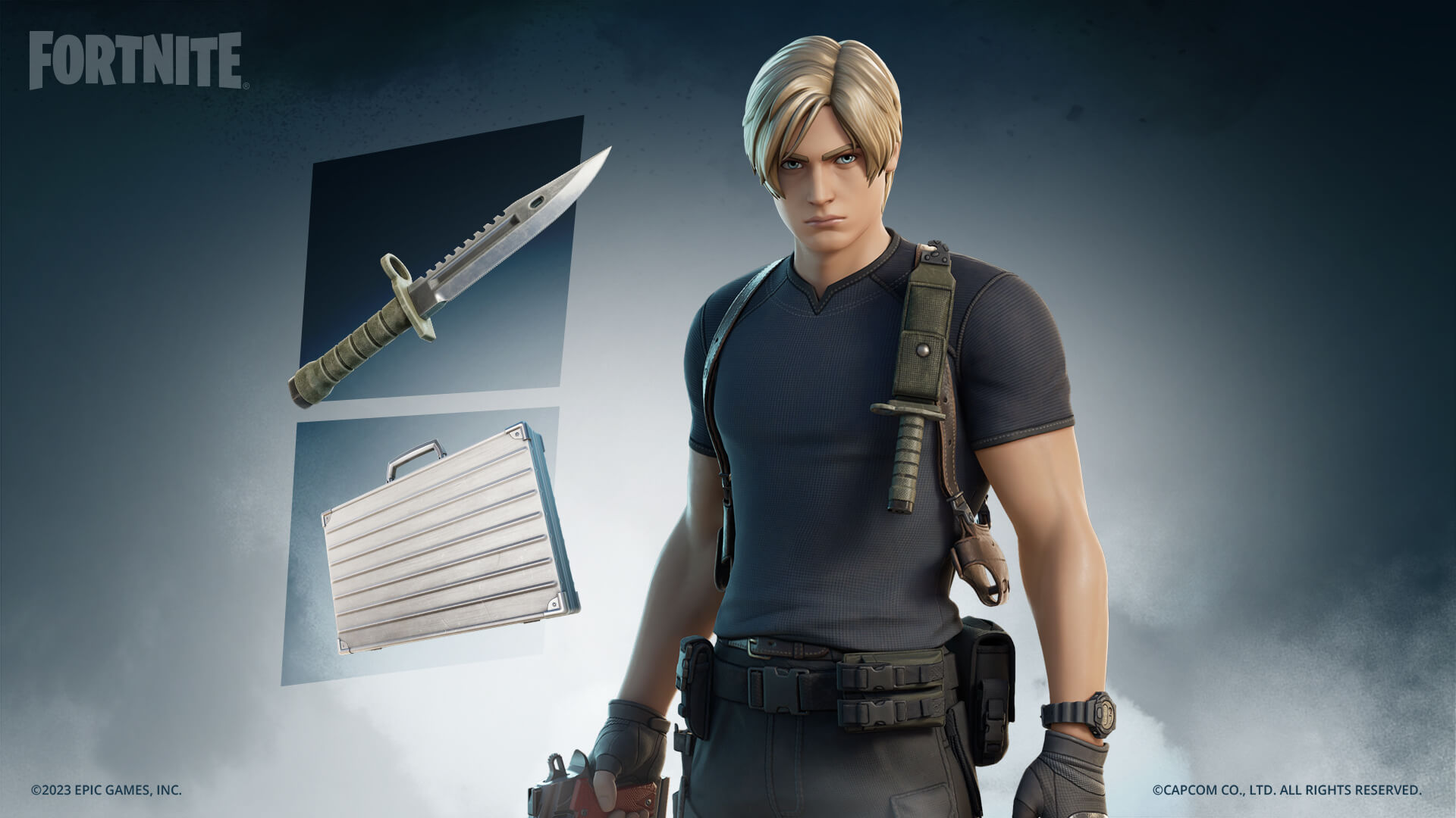 Fortnite Leon S. Kennedy Outfit and Accessory Items