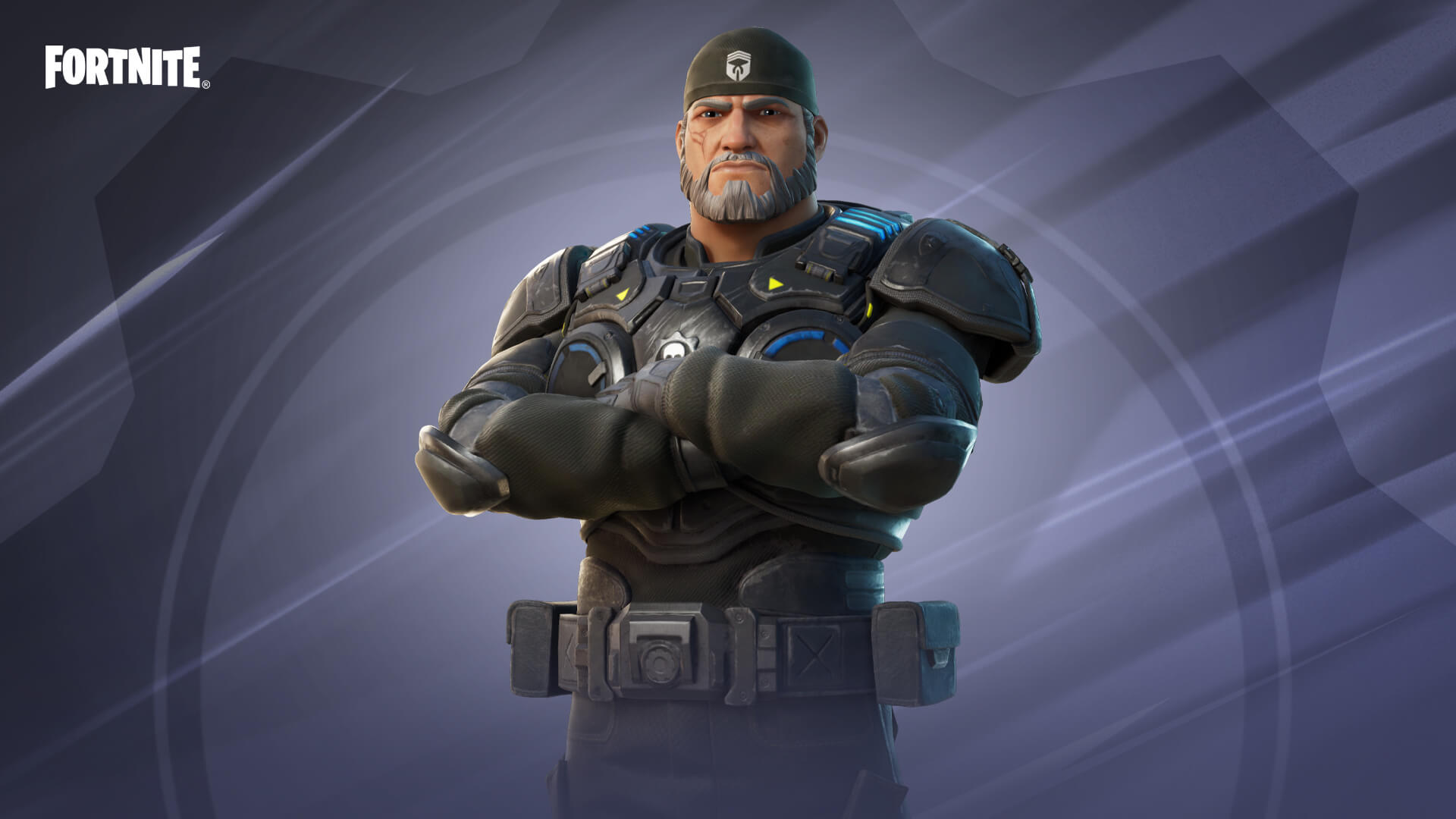 Fortnite Marcus Fenix Matte Black Style