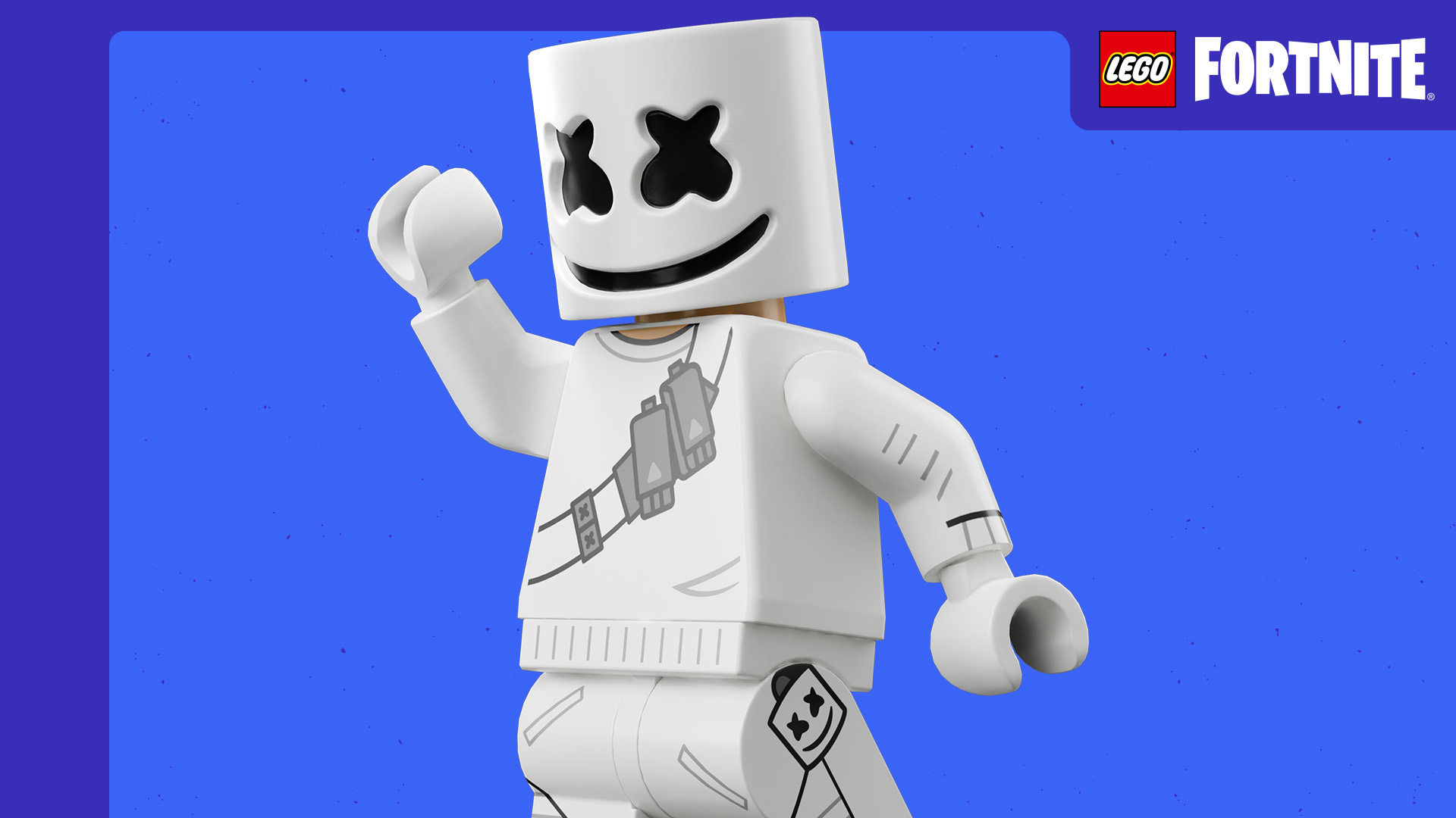 Fortnite Marshmello Outfit Lego Style