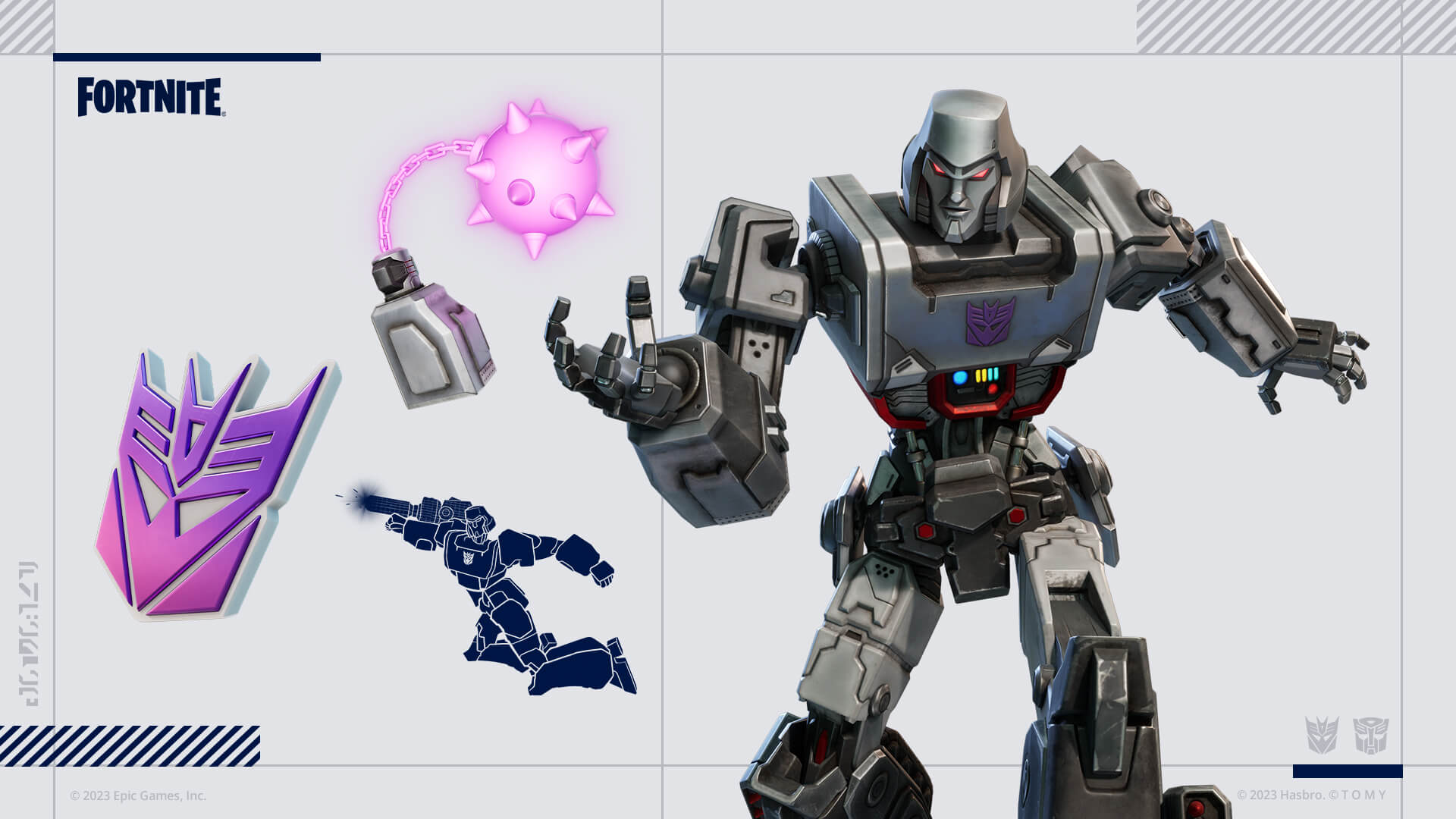 Fortnite Megatron Outfit and Accessories