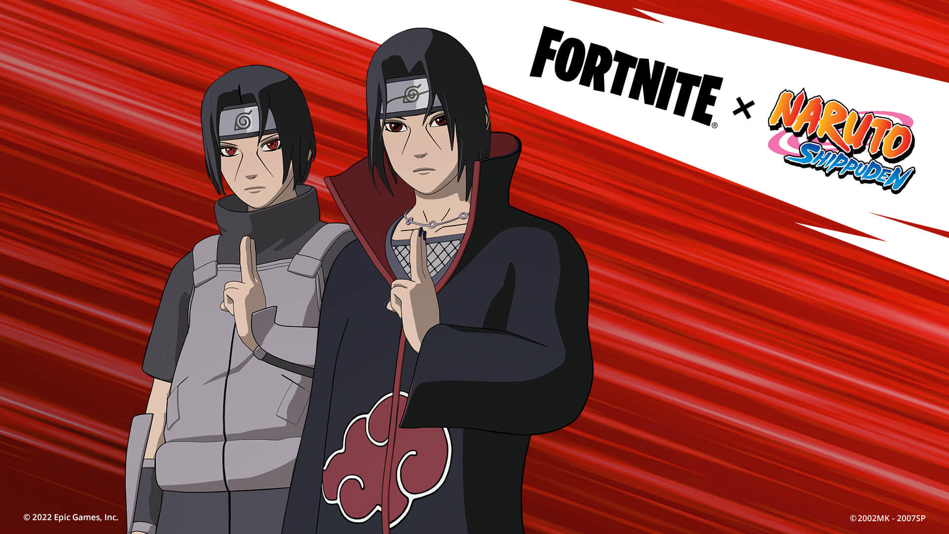 Itachi de Naruto no Fortnite