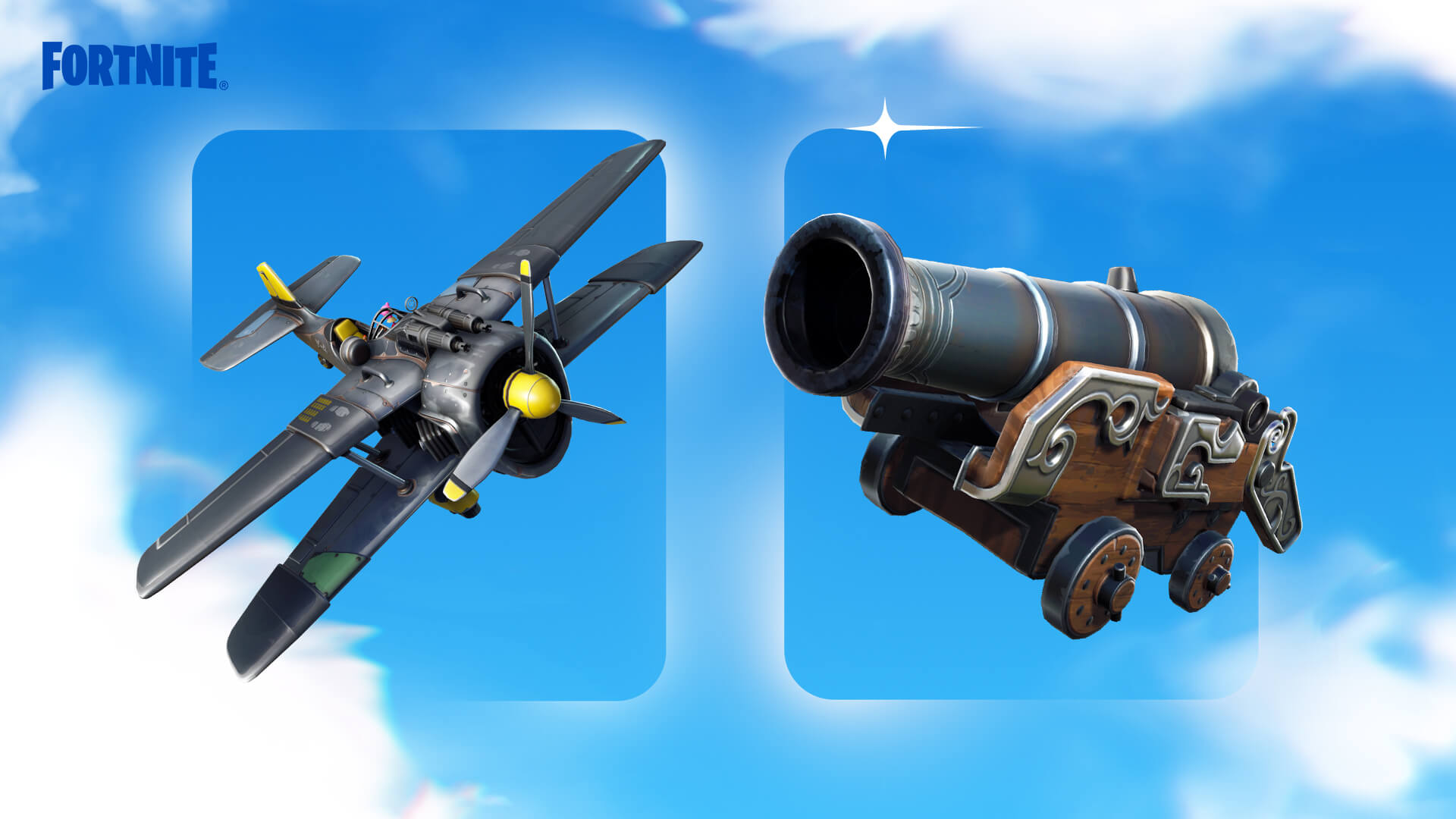 Tormenta X-4 e Canhão Pirata do Fortnite: Raiz