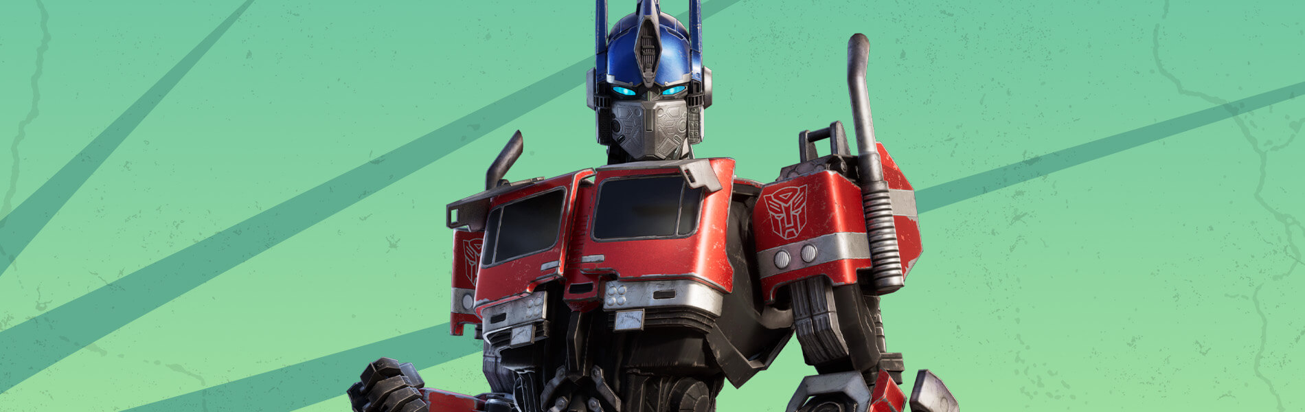 Traje Optimus Prime do Fortnite