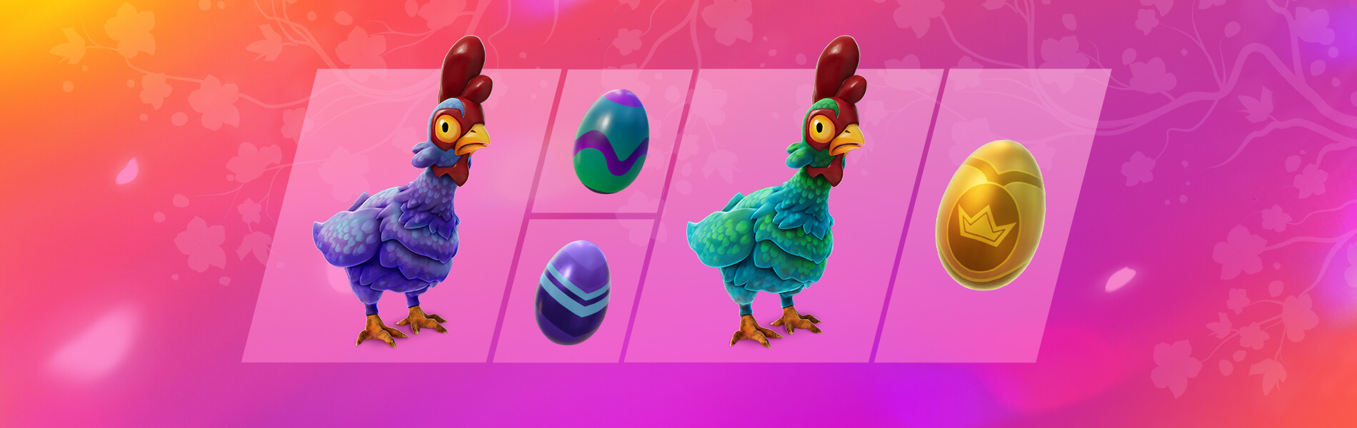 Fortnite Purple Chicken And Eggs