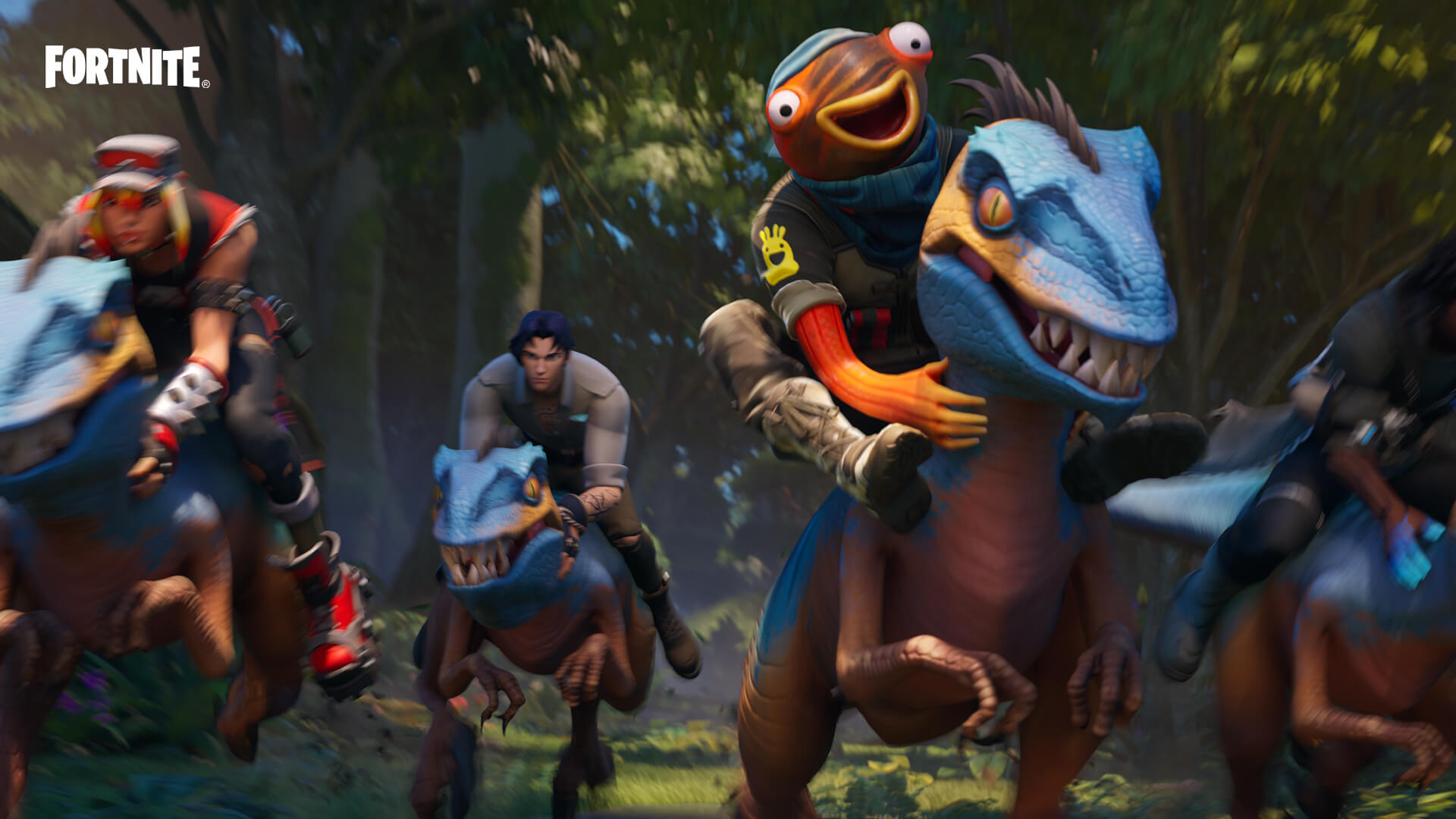 Montaria de Dinossauro do Fortnite