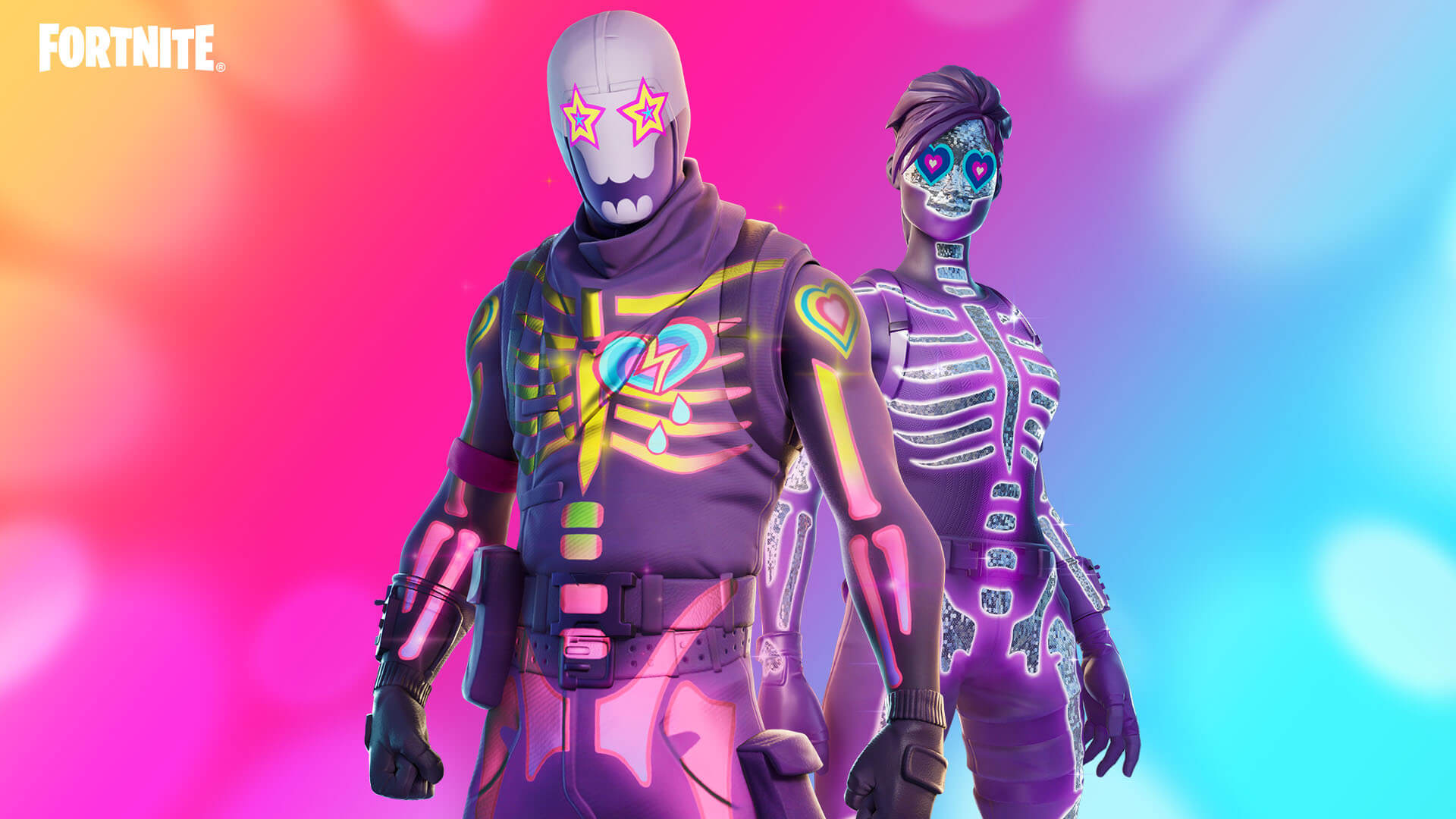 Fortnite Sparkle Skull And Party Trooper Variants