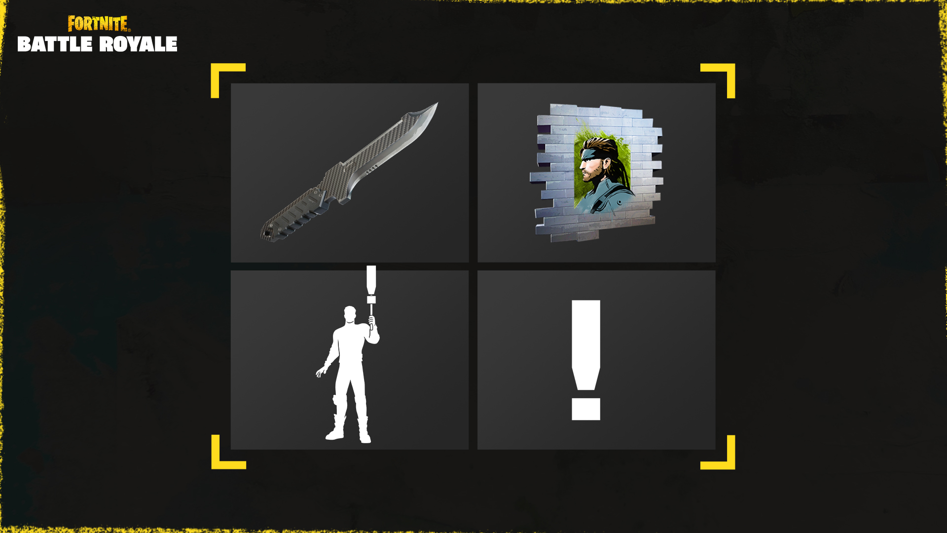 Fortnite Stun Knife Pickaxe and Solid Profile Spray