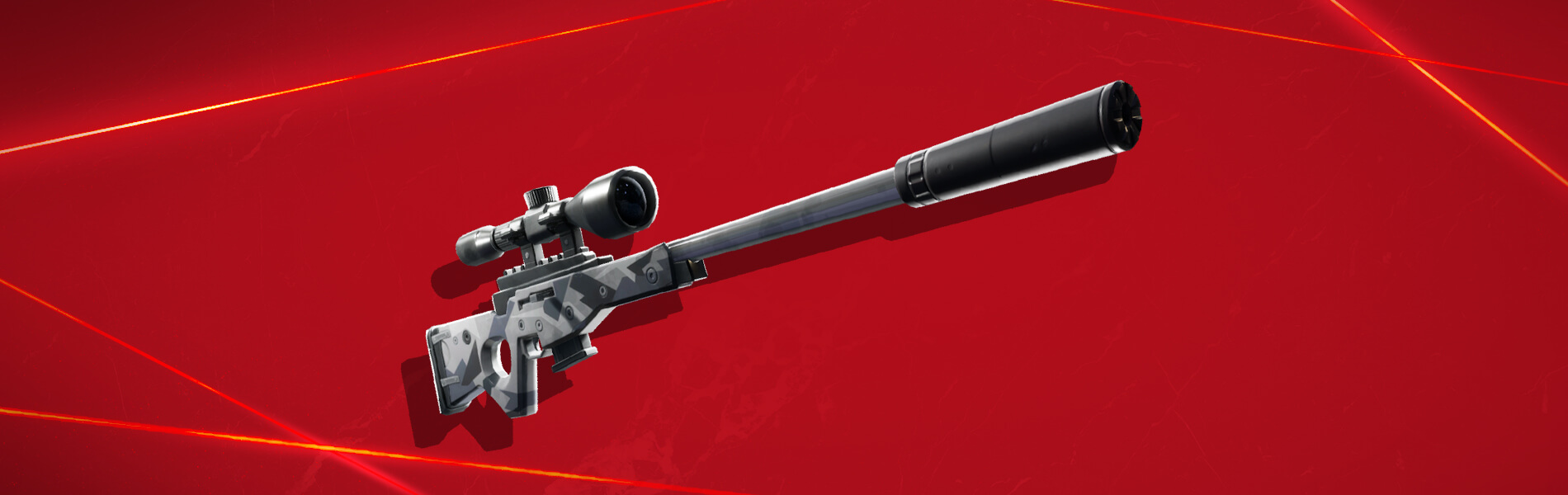 Rifle de Precisão com Supressor do Fortnite