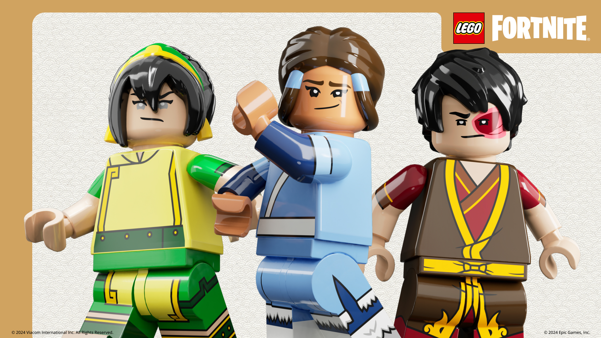 Fortnite Toph Beifong Zuko And Karata LEGO Styles