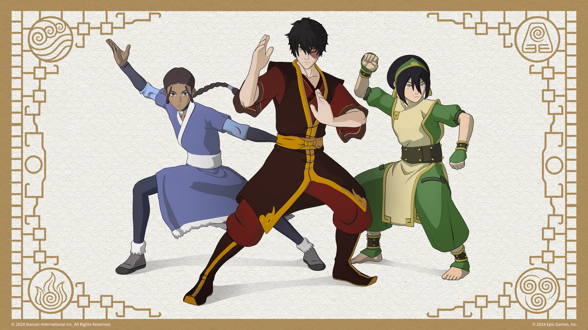 Fortnite Toph Beifong Zuko And Katara