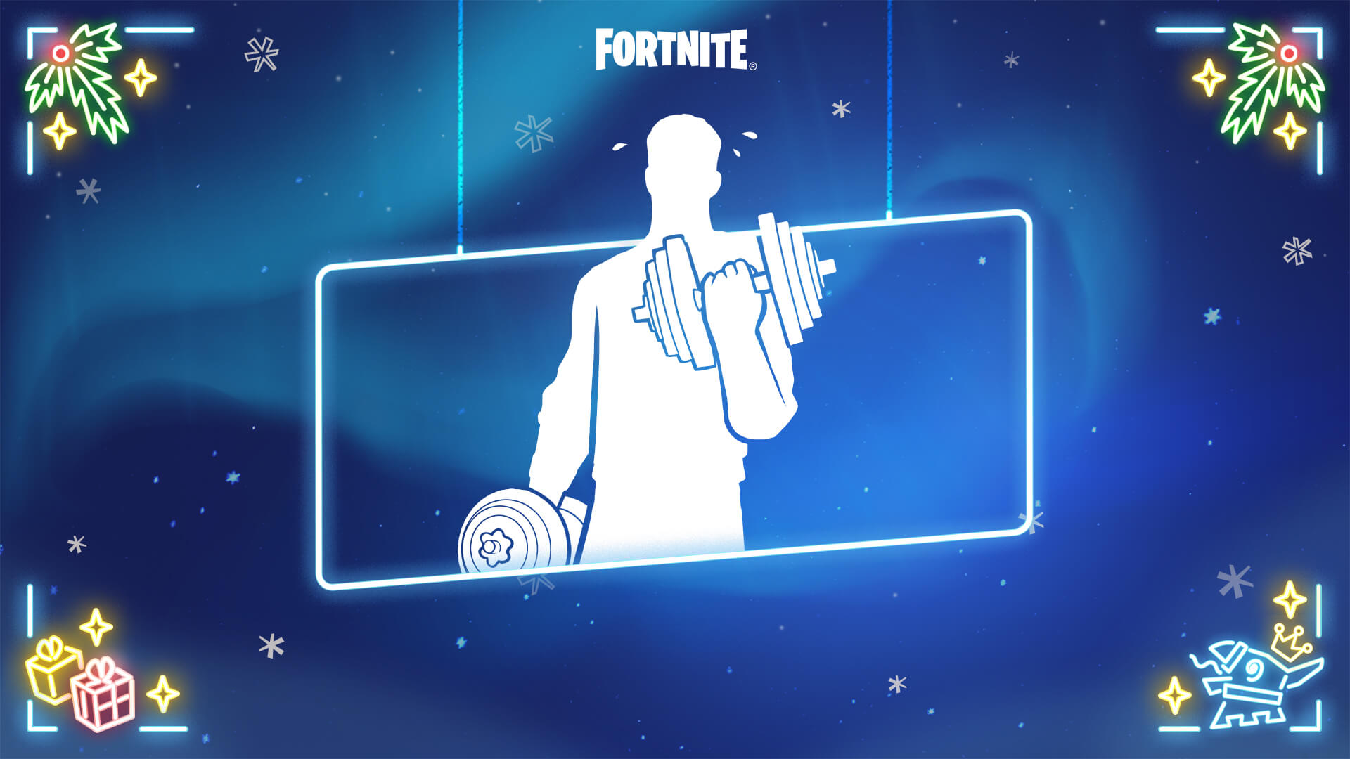 Fortnite Winterfest Curling Iron Emote