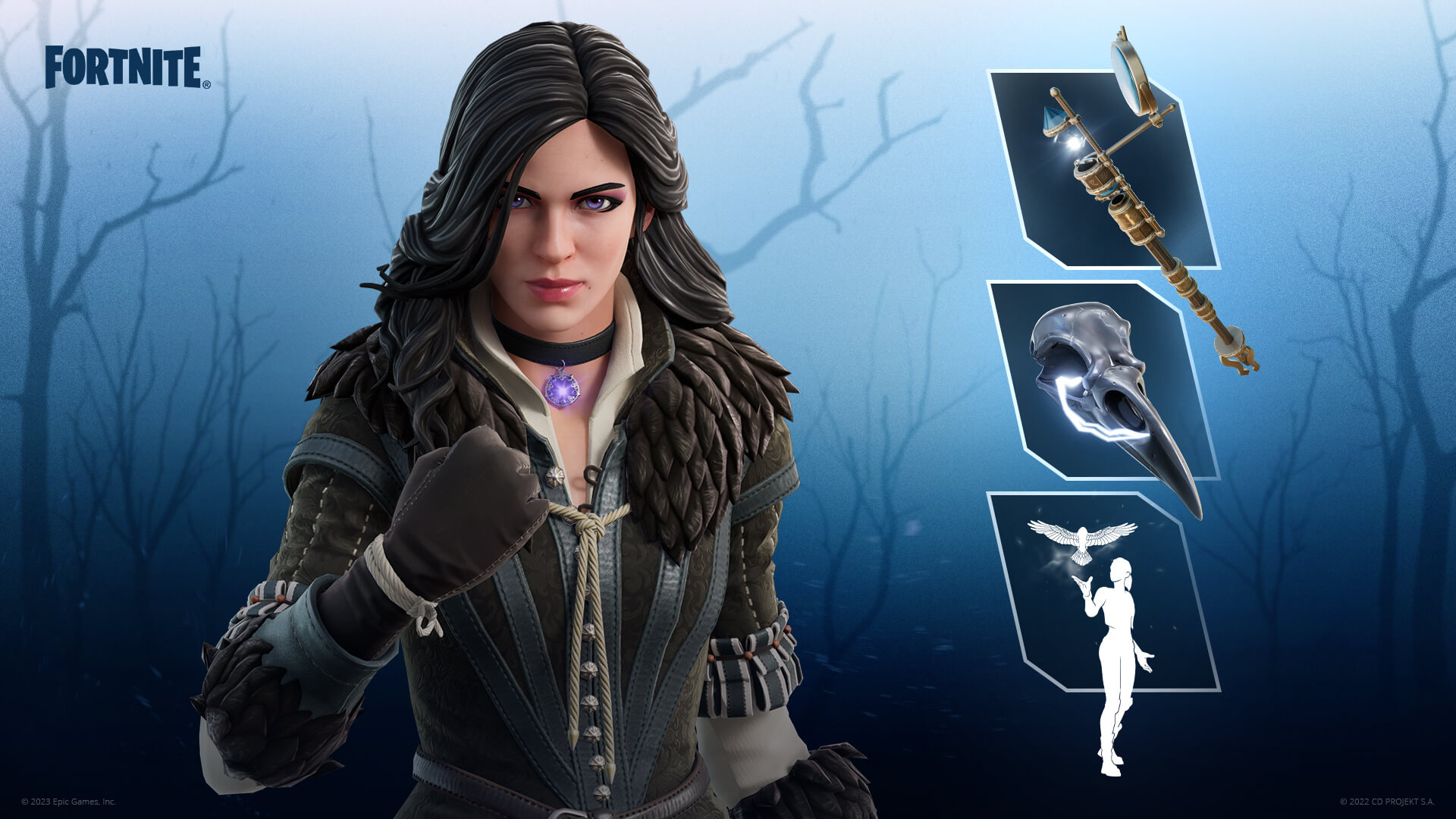 Fortnite Yennefer Of Vengerberg Outfit And Items