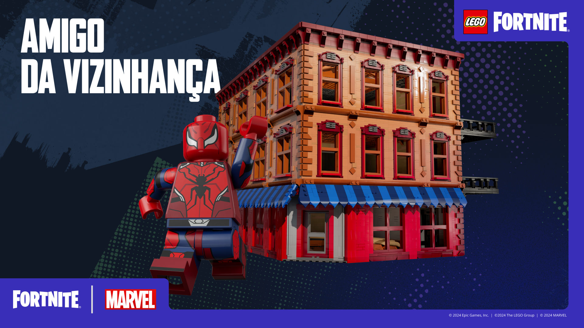 Friendly Neighborhood Marvel Build Lego Fortnite PT