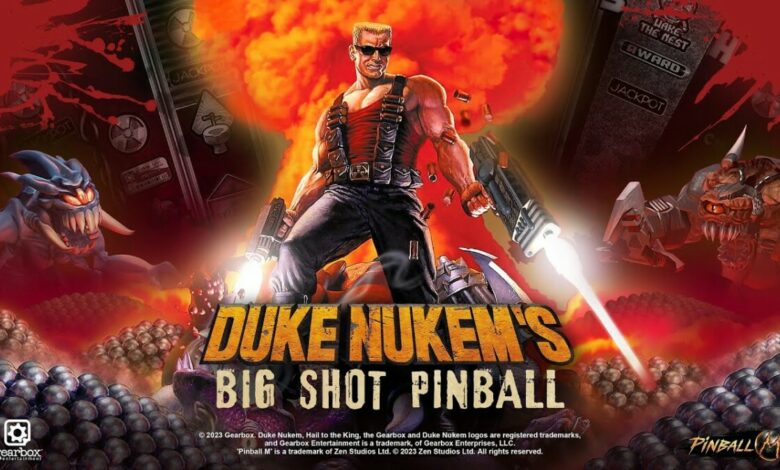 Pinball M Duke Nukem: Big Shot Pinball