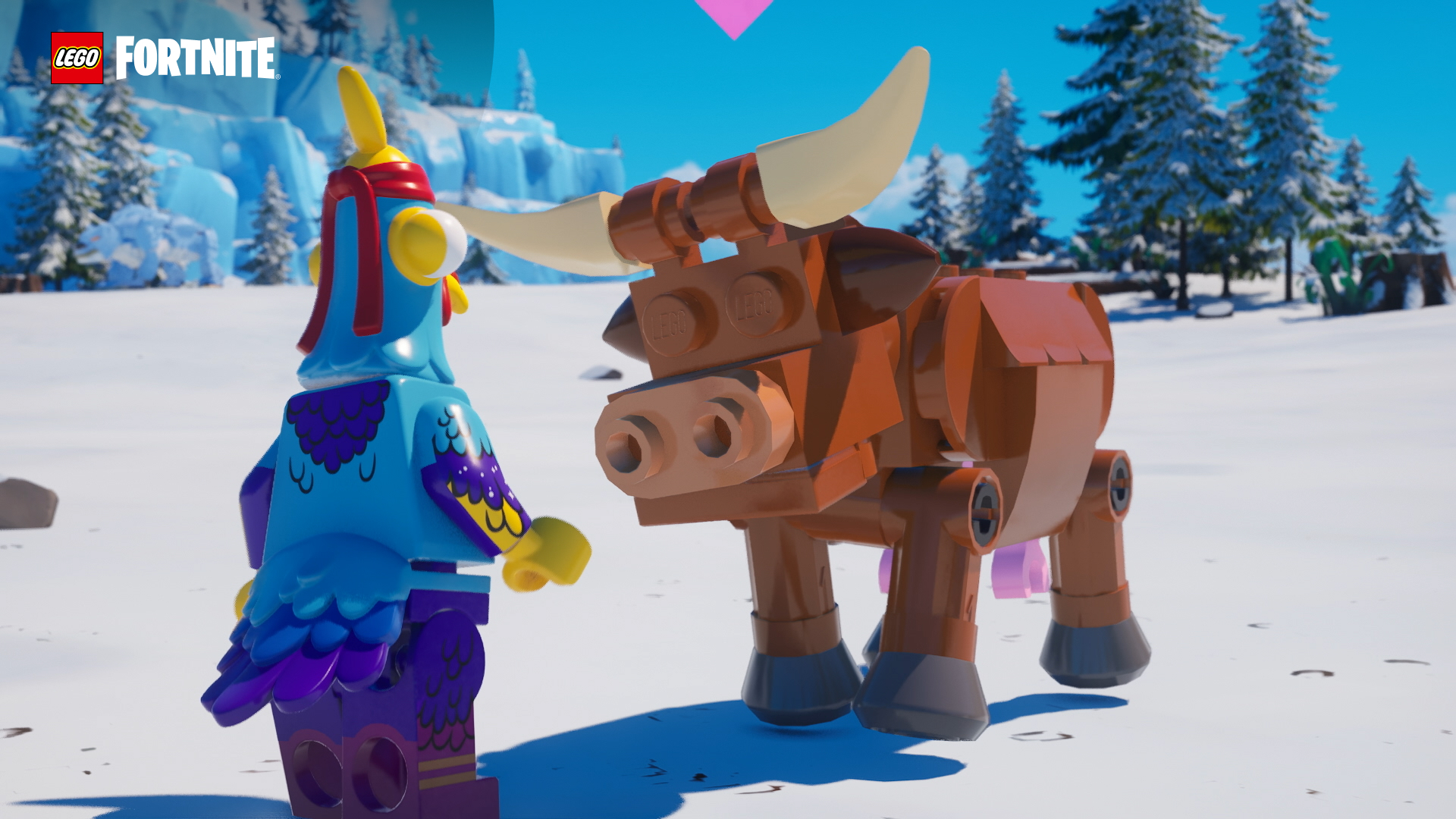 LEGO Fortnite AnimalGivingHearts