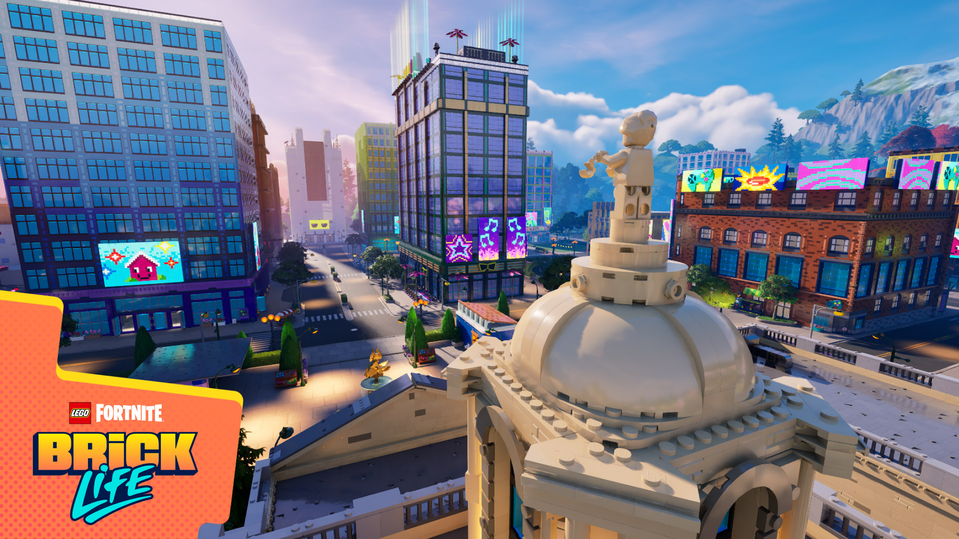 Lego Fortnite Brick Life Town Square