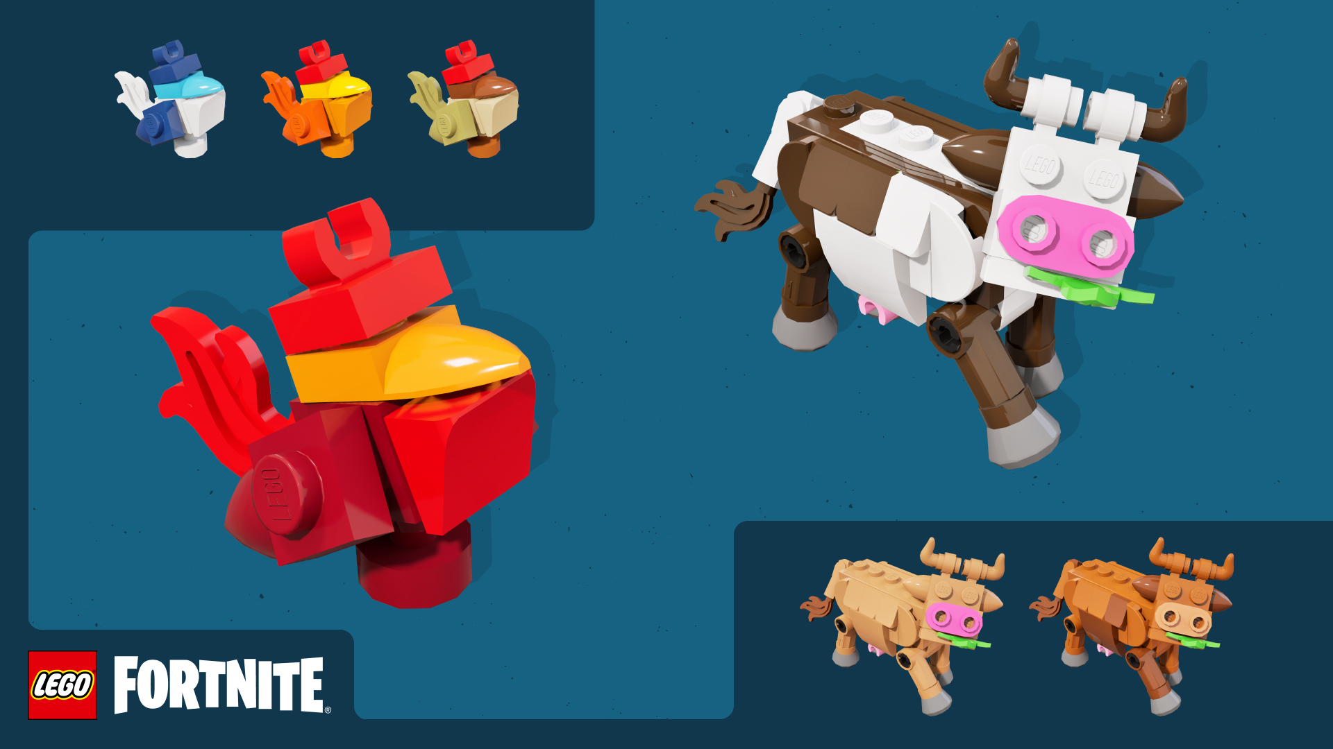 LEGO Fortnite FarmFriends CowChicken