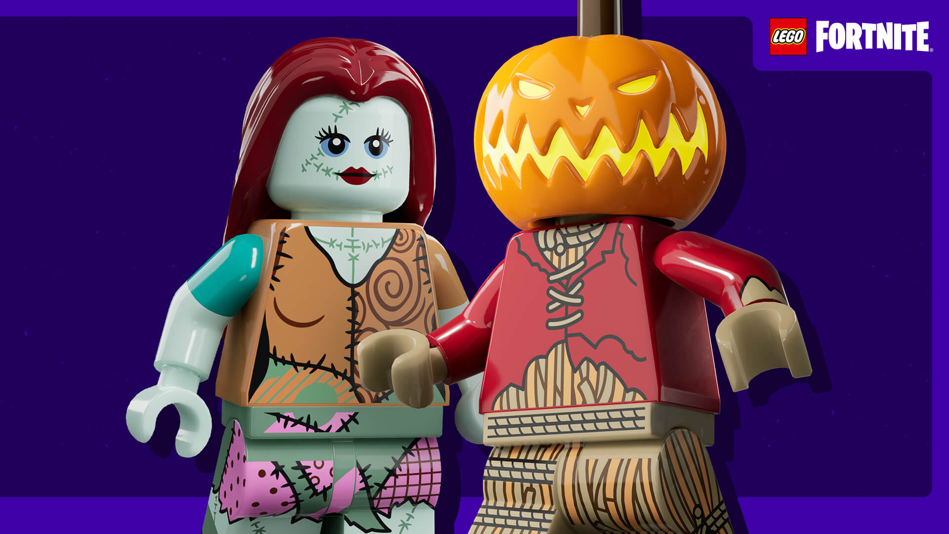 LEGO Fortnite Pumpkin King And Sally Outfit LEGO Styles