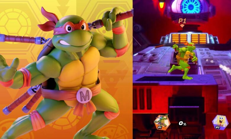 Michelangelo em Nickelodeon All-Star Brawl