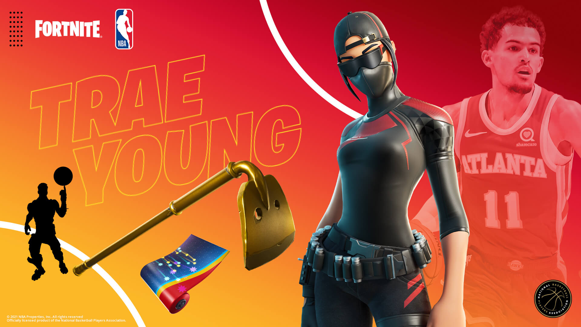 Trae Youngs Fortnite Locker Loadout