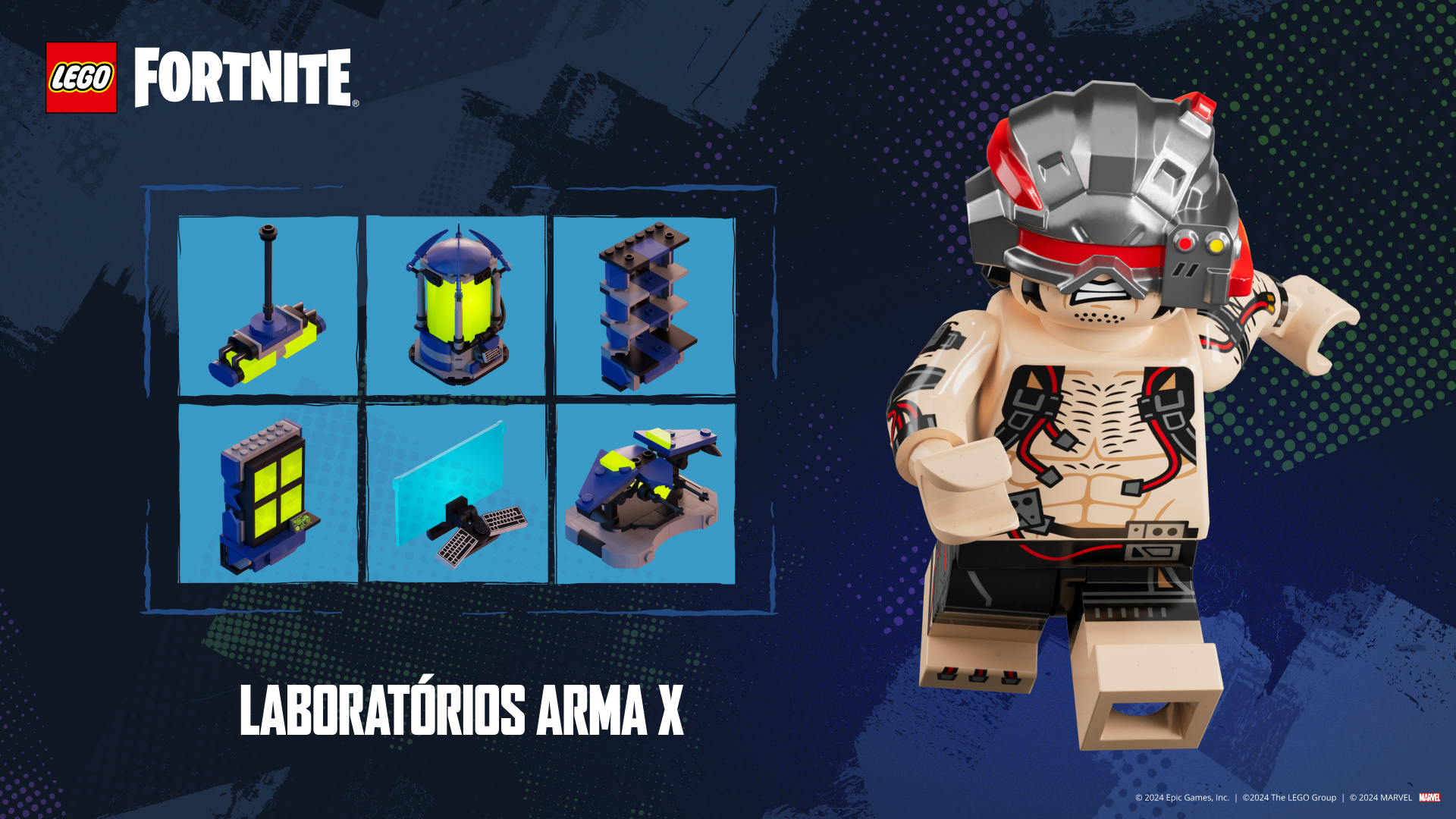 Weapon X Marvel Build Lego Fortnite PT