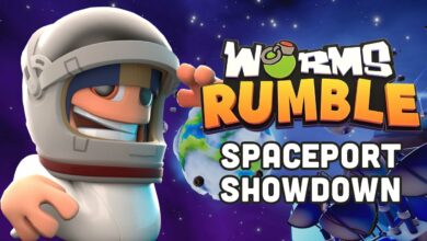 Worms Rumble Spaceport Showdown