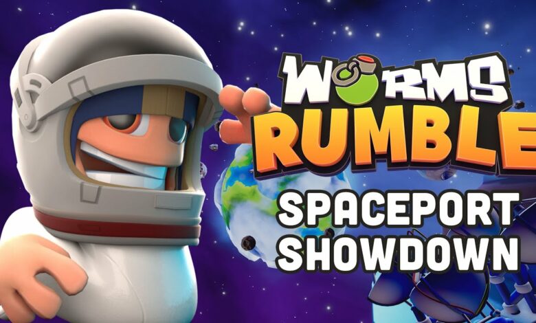 Worms Rumble Spaceport Showdown