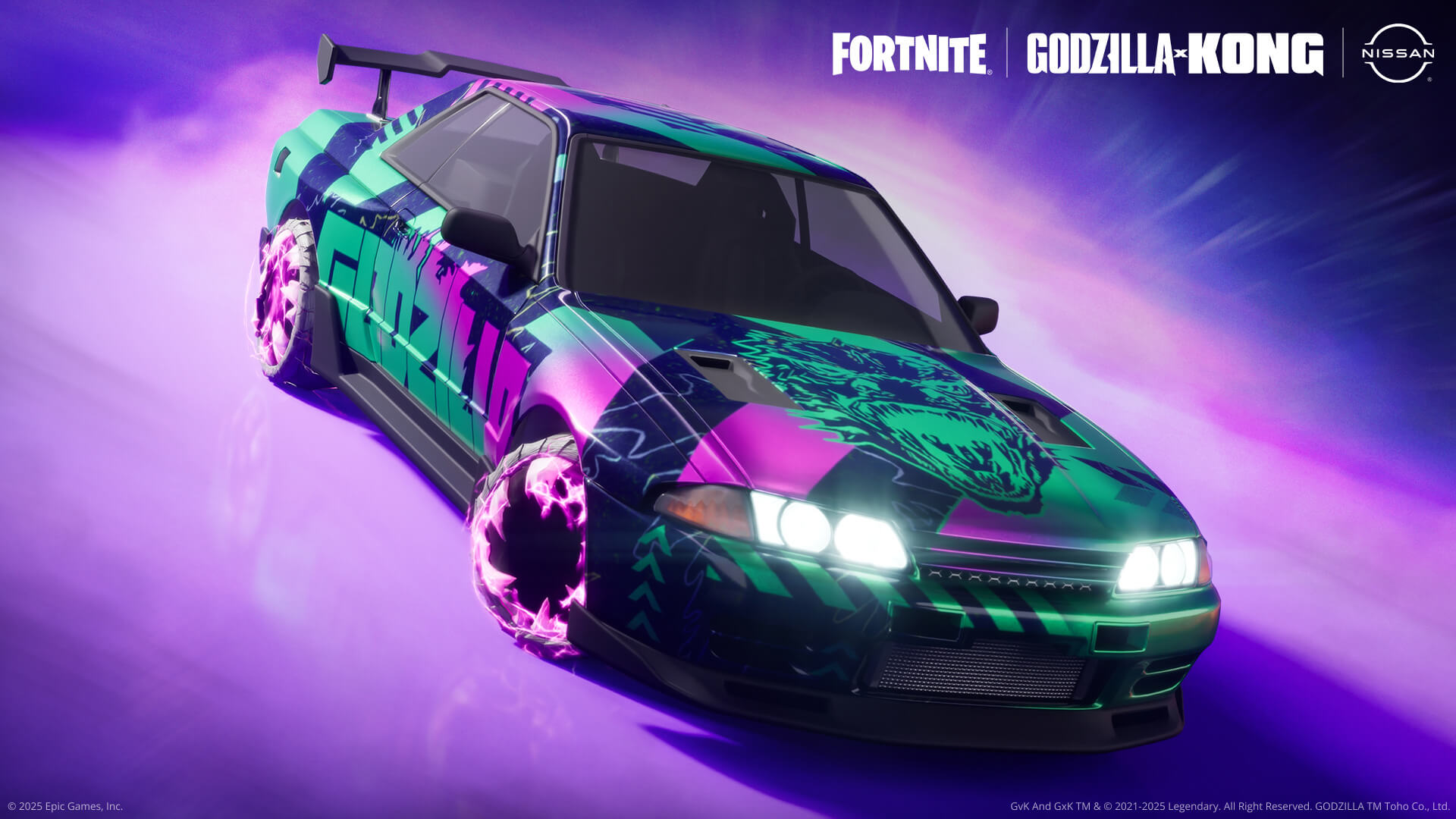 Nissan Skyline do Godzilla — Battle Royale do Fortnite