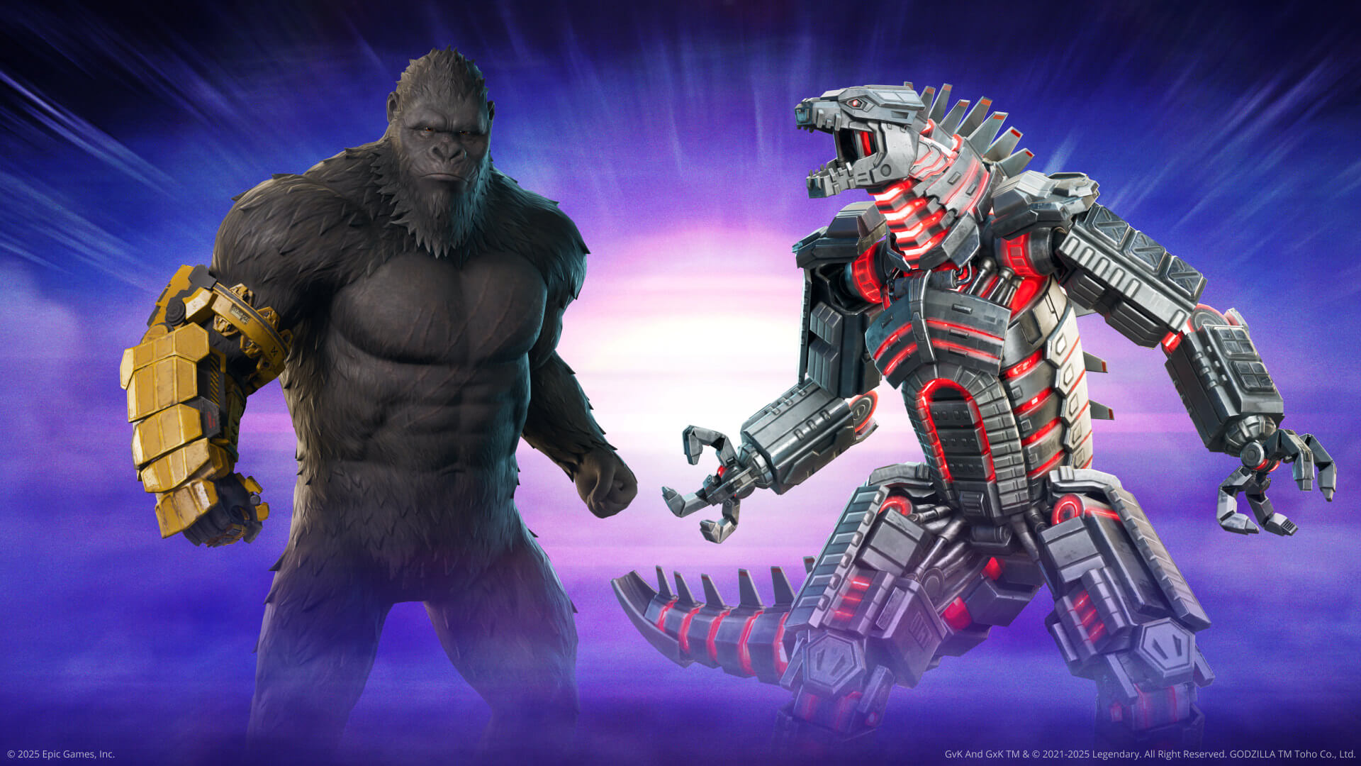 Pacotão MechaGodzilla e Kong — Battle Royale do Fortnite